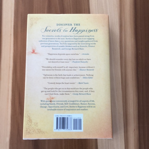 Hardback Secrets to Happiness Uplifting Quotes for Everyday Life 582 pages - Picture 6 of 6